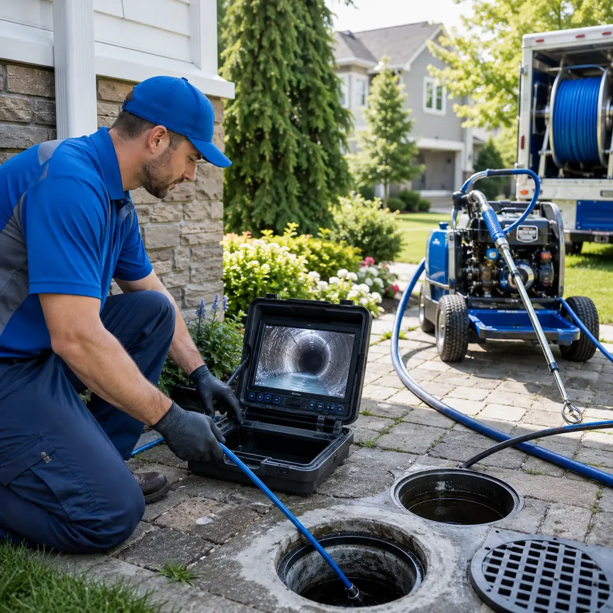 Outdoor drain cleaning professionals serving Beaver Dam, WI
